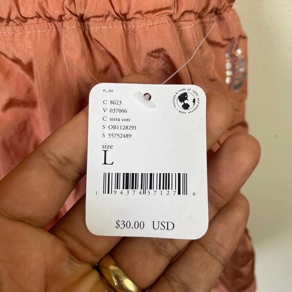 NWT Free People The Way Home Short Brushed Apricot - Picture 9 of 12